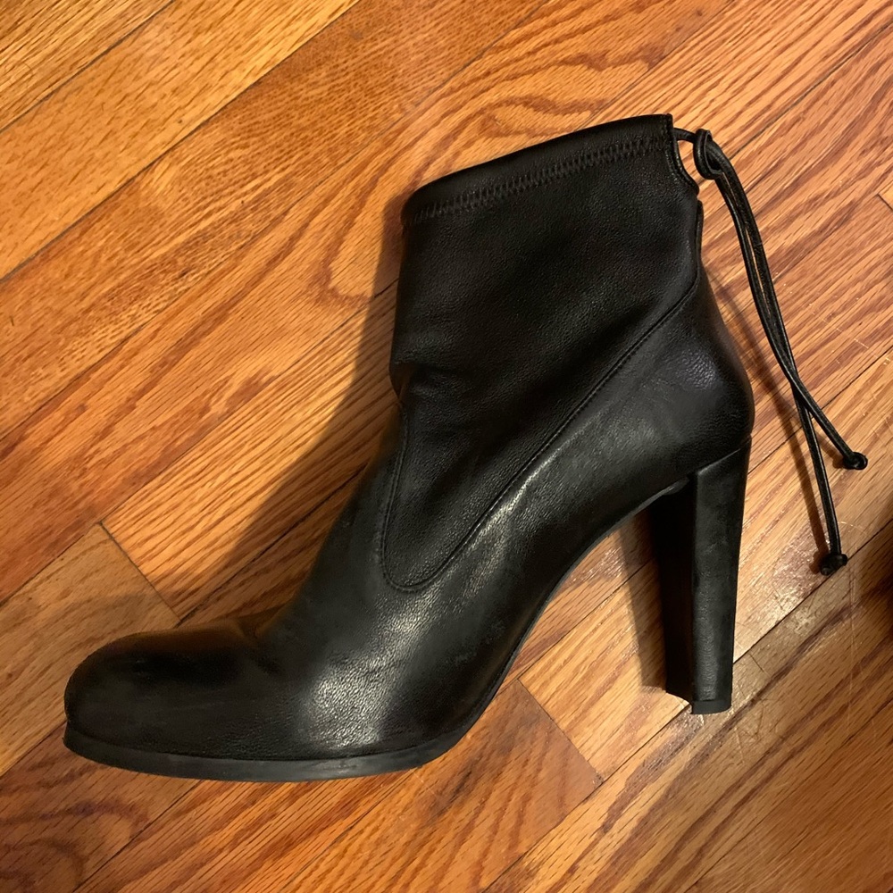 Stuart Weitzman black leather boots